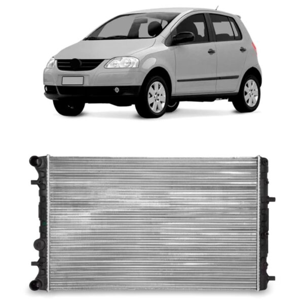 Radiador Fox 2009 A 2010 1.0/1.6 Sem Ar Manual