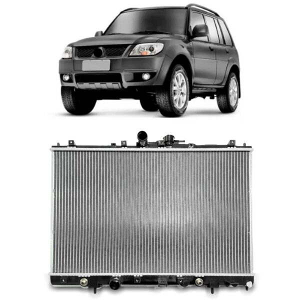 Radiador Pajero Sport 98 A 2010 3.0/3.5 V6 24v Com Ar Manual