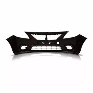 Parachoque Dianteiro Versa 2015 A 2019 C/furo Reboque Tampa Cinza-escuro