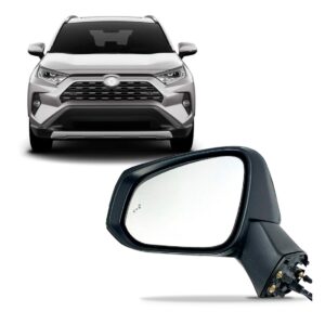 Retrovisor Rav4 19/2020 Elétrico C/ Sinaleira C/ Ponto Cego Lado Esquerdo