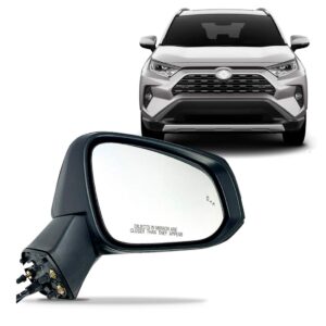 Retrovisor Rav4 19/2020 Elétrico C/ Sinaleira C/ Ponto Cego Lado Direito