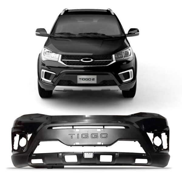 Parachoque Dianteiro Tiggo 2 2018 2019 2020 1a Linha  Preto
