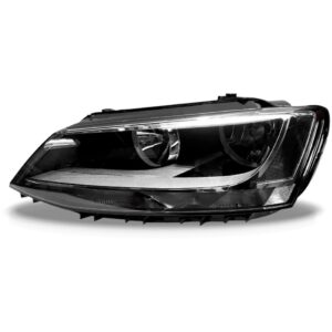 Farol Para Jetta 2016 2017 2018 Manual Com Led 1ª Linha - Esquerdo/motorista