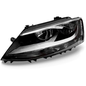 Farol Para Jetta 2016 2017 2018 Manual Com Led 1ª Linha - Esquerdo/motorista