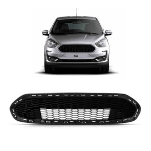 Grade Radiador Ka 2019 A 2020 Colmeia Sem Friso 1a Linha Preto