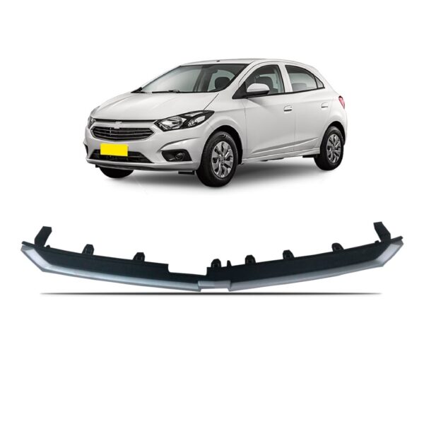 Grade Radiador Onix/prisma 17/2019 Superior C/friso 1a Linha