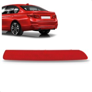 Refletor Parachoque Para Bmw Serie 3 Sedan 2016 2017 2018 Lado Esquerdo