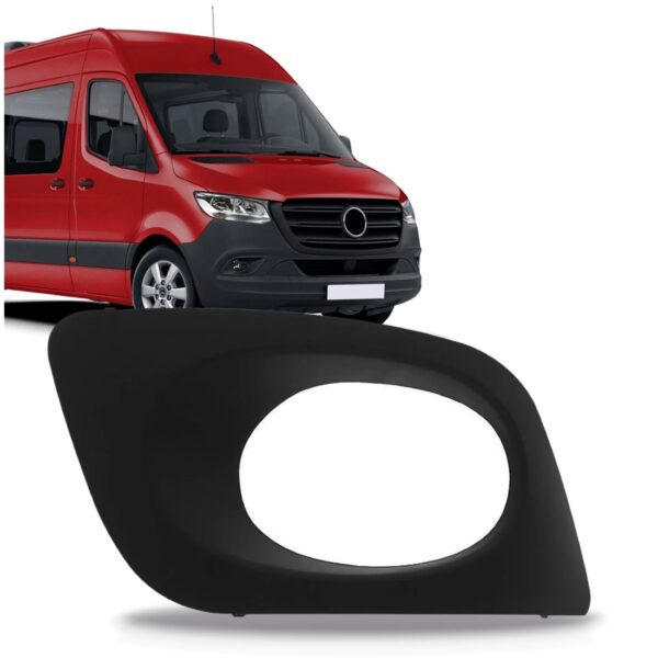 Tela Frontal Moldura Milha Sprinter 2017 2018 2019 Lado Esquerdo