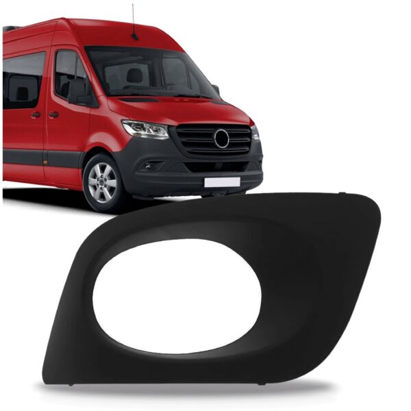 Tela Frontal Moldura Milha Sprinter 2017 2018 2019 Lado Direito