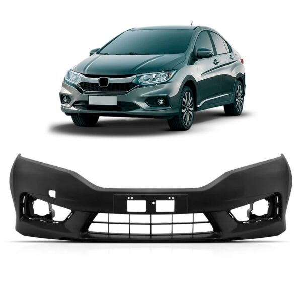 Envolvente Dianteiro City 2018 A 2020 Preto Com Grade