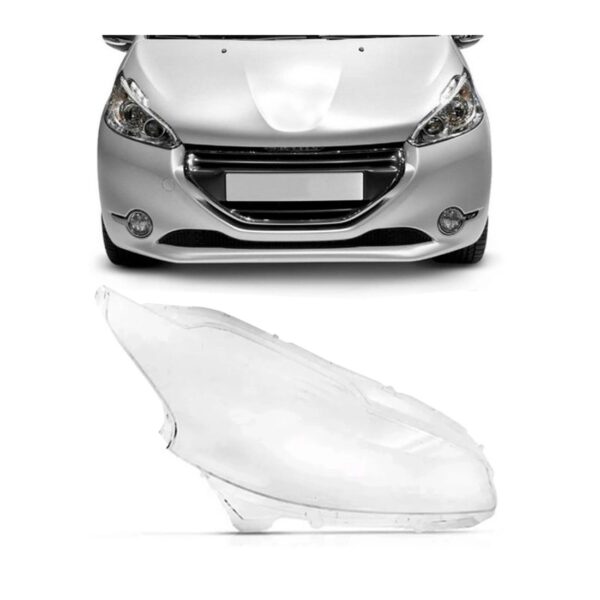 Lente Farol Peugeot 208 2012 2013 2014 2015 2016 Lado Direito