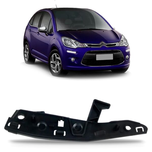 Guia Suporte Parachoque Dianteiro C3 2013 14 15 16 2017 Lado Esquerdo
