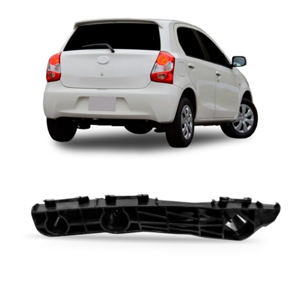 Guia Suporte Parachoque Traseiro Etios 2012 A 2018 Lado Esquerdo