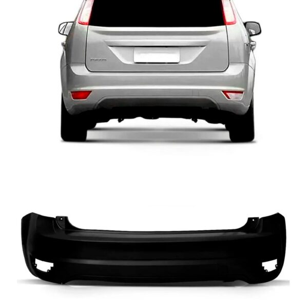 Envolvente Traseiro Focus Hatch 2008 A 2013 Preto 1a Linha