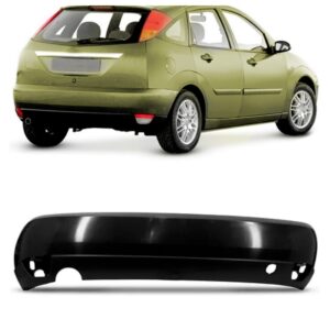 Parachoque Traseiro Focus Hatch 1999 2000 2001 02 2003 Preto