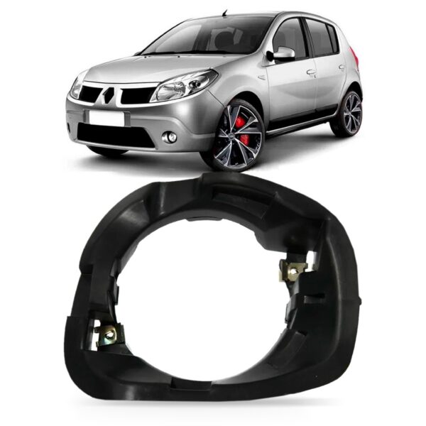 Suporte Farol Milha Sandero 2008 A 2014 Duster 2012 A 2014 Lado Esquerdo