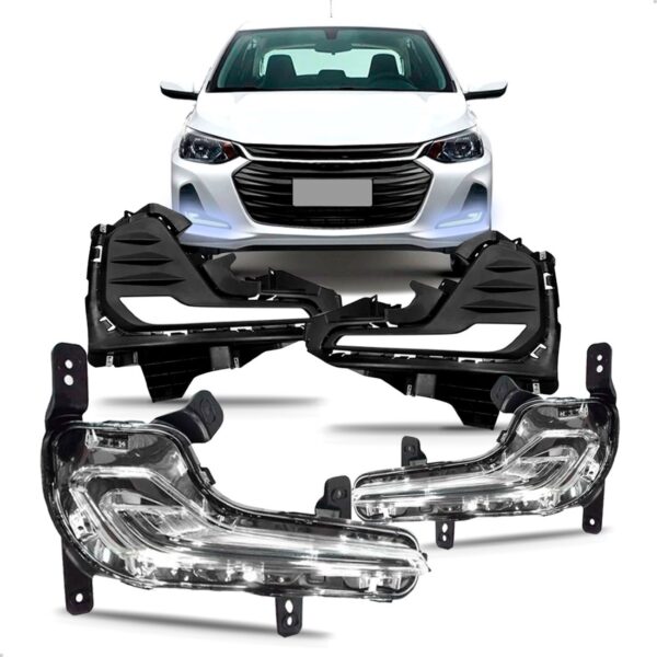 Kit Farol Milha Neblina Onix Plus / Premier 2020 Até 2024