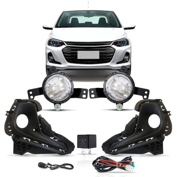 Kit Farol Milha Auxiliar Onix Plus Ltz 2020 2021
