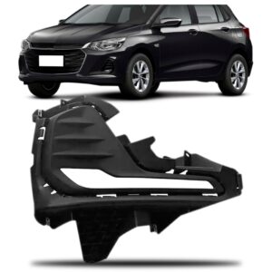 Moldura Farol Milha Onix 2020 2021 Com Furo Drl Com Garantia Lado Direito