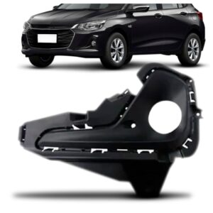 Moldura Farol Milha Onix 2020 A 2021 Com Furo Mega Desconto Lado Direito