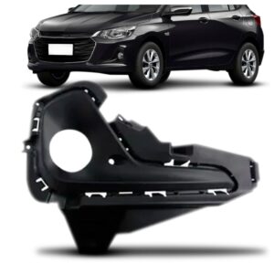 Moldura Farol Milha Onix 2020 A 2021 Com Furo Mega Desconto Lado Esquerdo