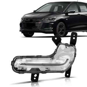 Farol Milha Drl Led Para Chevrolet Onix 2020 2021 2022 2024 Lado Esquerdo