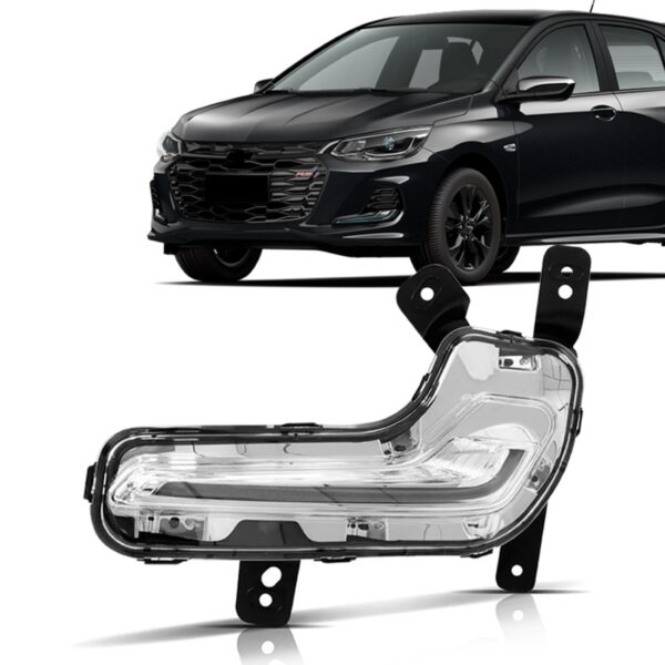 Farol Milha Drl Led Para Chevrolet Onix 2020 2021 2022 2024 Lado Esquerdo