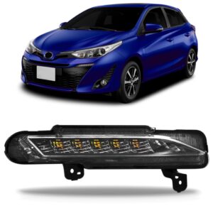 Farol De Milha Daylight Yaris 18 19 20 Com Led Drl 1ª Linha - - Direito