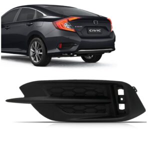 Acabamento Parachoque Traseiro Para Honda Civic 2020 2021 Lado Direito