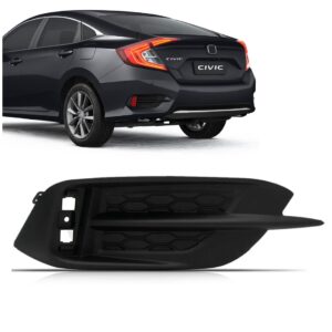 Acabamento Parachoque Traseiro Para Honda Civic 2020 2021 Lado Esquerdo