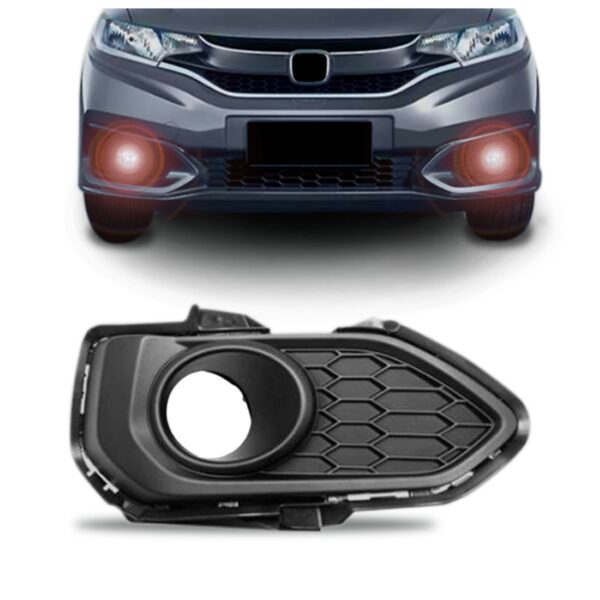 Moldura Farol De Milha Para Honda Fit 2020 A 2021 Com Furo Lado Direito