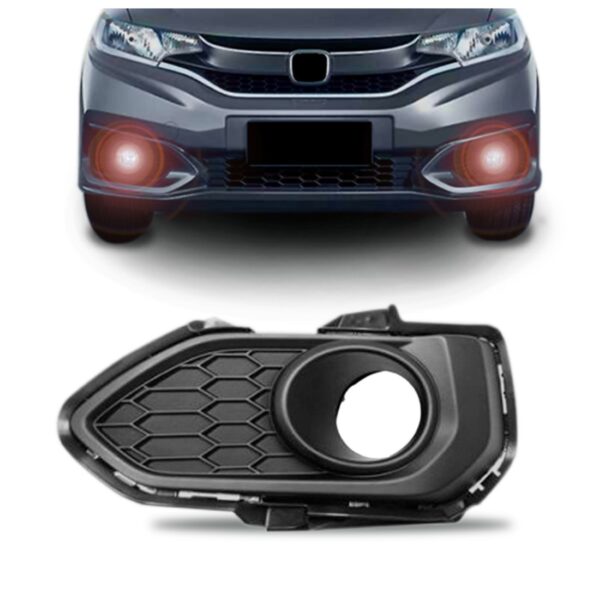 Moldura Farol De Milha Para Honda Fit 2020 A 2021 Com Furo Lado Esquerdo