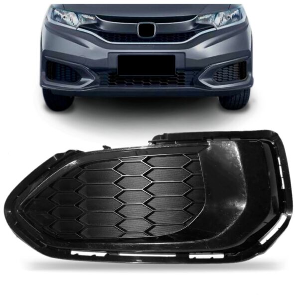 Moldura Farol De Milha Para Honda Fit 2020 A 2021 Sem Furo Lado Esquerdo