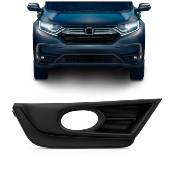 Tela Frontal Moldura Milha Crv 2021 Com Furo Lado Direito