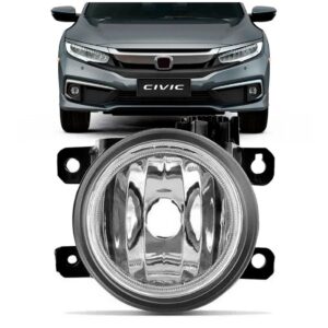 Farol Milha Auxiliar Civic 2020 A 2021 1ª Linha Esquerdo Motorista