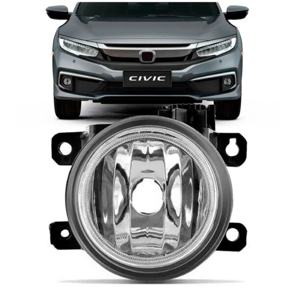 Farol Milha Auxiliar Civic 2020 A 2021 1ª Linha Esquerdo Motorista