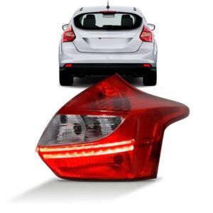 Lanterna Traseira Focus Hatch 2014 2015 Com Led Lado Direito