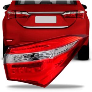 Par Lanterna Traseira Corolla 2014 A 2017 C/led Lado Direito