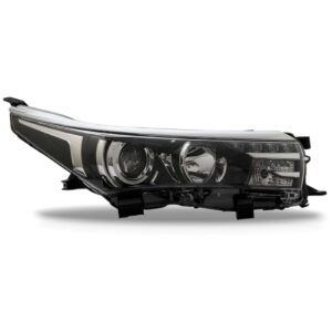 Farol Toyota Corolla 2014 15 16 17 Cromado Com Led 1ª Linha Direito/passageiro