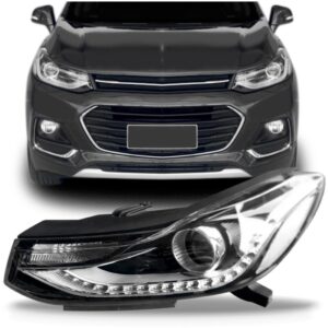 Farol Tracker 2017 2018 2019 Elétrico Com Motor 1ª Linha - Esquerdo/motorista