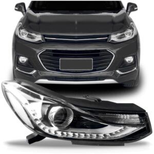 Farol Tracker 2017 2018 2019 Elétrico Com Motor 1ª Linha - Direito/passageiro