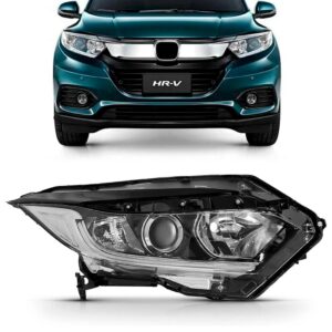 Farol Hrv 2019 2020 2021 Eletrico Com Motor Com Led Lado Direito