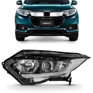 Farol Hrv 2019 2020 2021 Eletrico Com Motor Com Led Lado Esquerdo