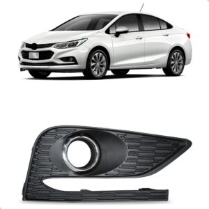 Moldura Farol Milha Cruze 2017 2018 2019 C/ Friso Cromado Lado Direito