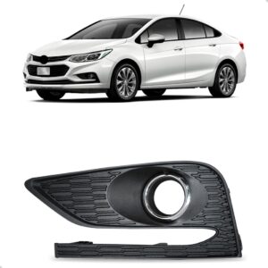 Moldura Farol Milha Cruze 2017 2018 2019 C/ Friso Cromado Lado Esquerdo