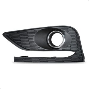 Moldura Farol Milha Cruze 2017 2018 2019 C/ Friso Cromado Lado Esquerdo