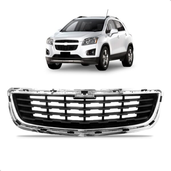 Tela Frontal Central Tracker 2014 A 2016 C/ Friso Cromado Cromado