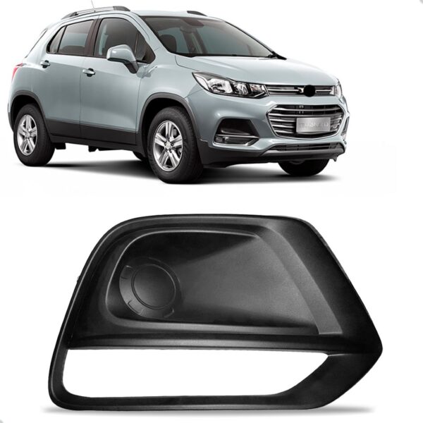 Moldura Farol Milha Tracker 2017 A 2020 C/ Furo S/ Friso Lado Direito