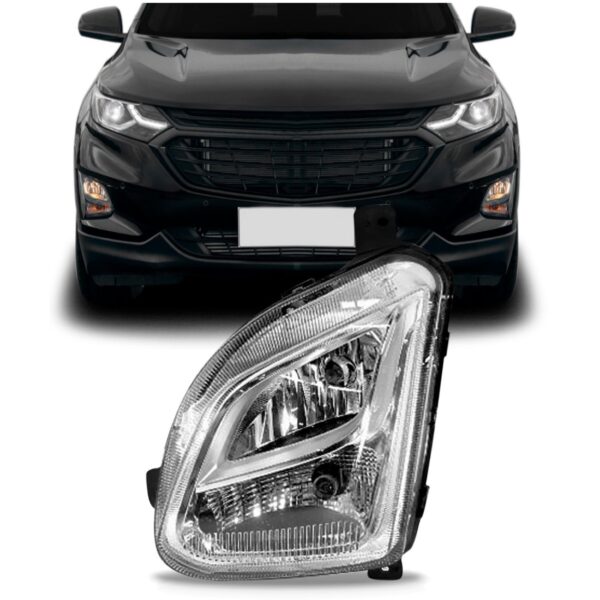Farol Milha Auxiliar Equinox 2017 2018 2019 2020 1ª Linha Esquerdo