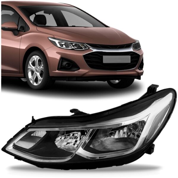 Farol Cruze Lt 2017 2018 2019 2020 2021 2022 1ª Linha Esquerdo/motorista